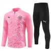 Manchester City Training Huppari 2024-25 Neljännes Zip Pinkki - Miesten